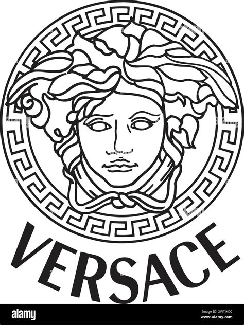 versace black and white